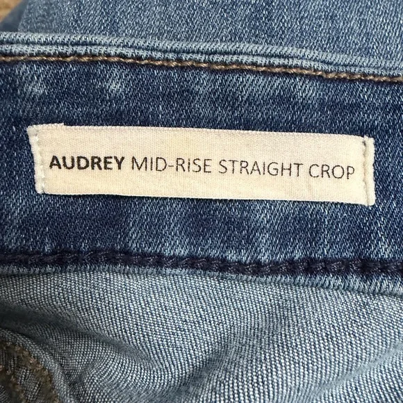 Tribal Jeans Audrey Mid-Rise Straight Crop Pull On Jeans Size 8 - Picture 11 of 13